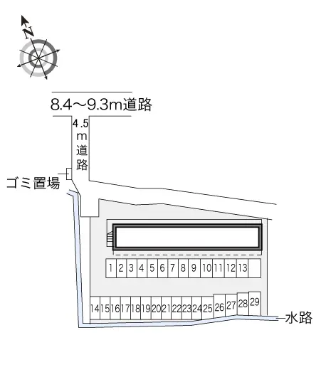 ★手数料０円★秦野市曽屋　月極駐車場（LP）